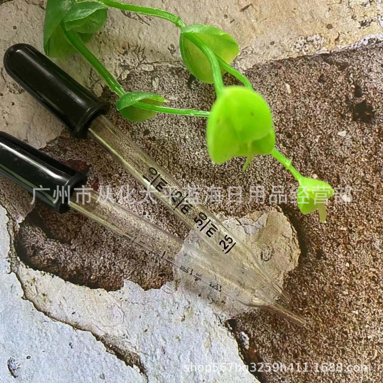 玻璃刻度滴管针头直胶头1ML精油瓶吸管直弯圆头化工试管实验室