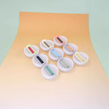 现货40oz二代硅胶片盖马卡龙色密封防漏杯盖简约型汽车杯吸管盖