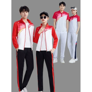 春秋季高中大学生校服套装中学生班服运动会训练团体服三件套夏季
