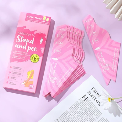 Women's standing urinal pregnant: On-board emergency urine bag