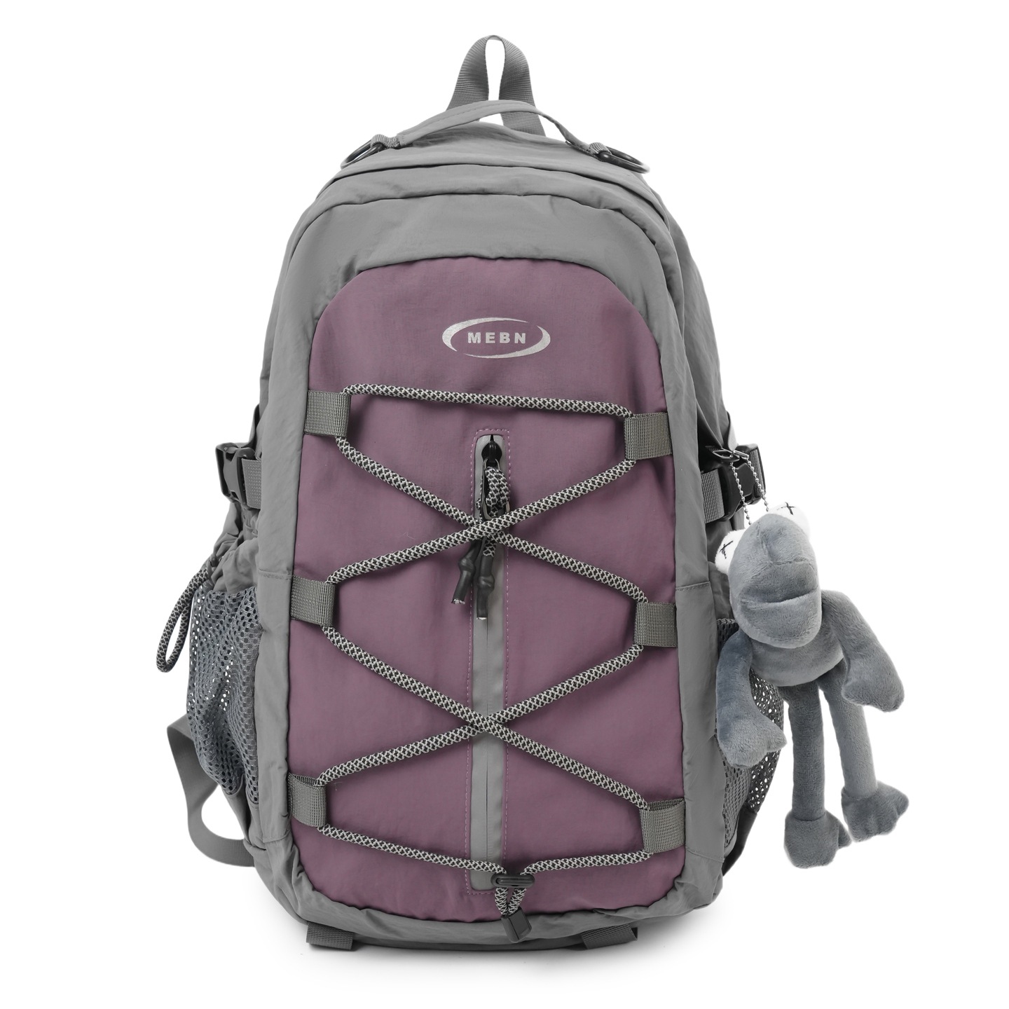 Mochila de Senderismo y Montañismo de Nylon, Transpirable, para Deportes al Aire Libre