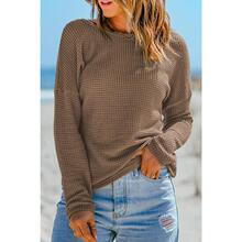 J 24951 Women's Waffle Knit Sweater �A���ᘿ�ë��