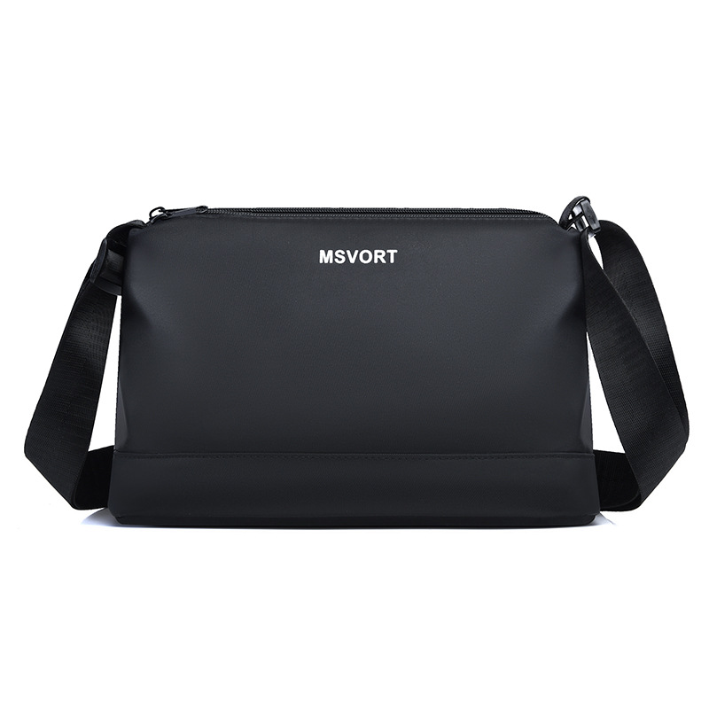 Bolso de hombro de hombre casual de nuevo estilo transfronterizo, bolso de hombre de viaje de todo fósforo negro ligero, bolso de mensajero de moda ins de estilo coreano