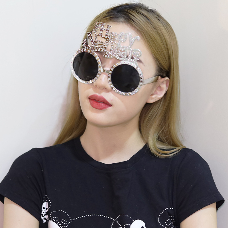 Lentes de Sol Decorativos para Fiesta de Año Nuevo en ABS