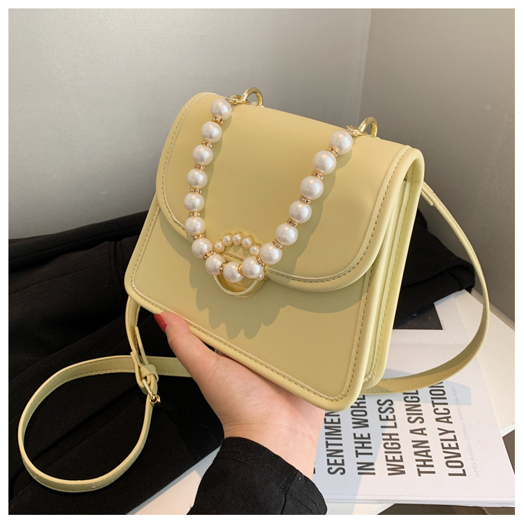 Wholesale Accessories Geometric Pearl Chain Messenger Bag Nihaojewelry display picture 79