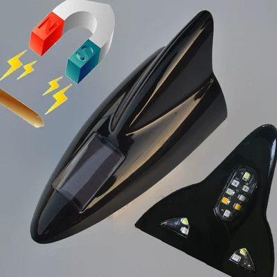 Cars, vehicle antenna - old-model-black-12-lights-magnetic-suction-remote-control