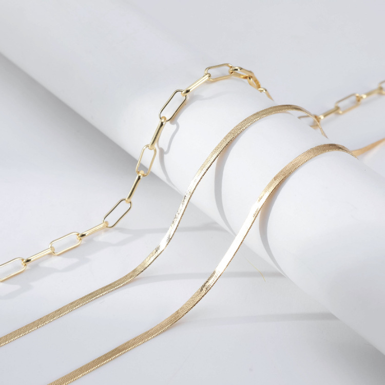 Fashion Flat Chain Alloy Multi-layer Necklace display picture 7