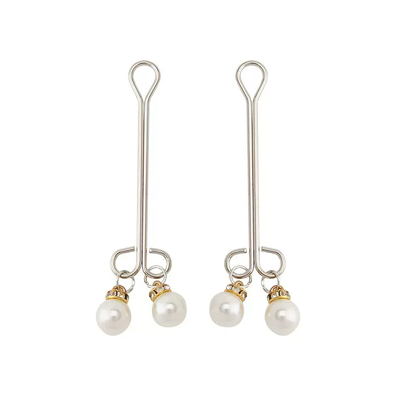 厂家直销乐园SM情趣成人用品 珍珠乳夹阴唇夹 房事调情 量大包邮