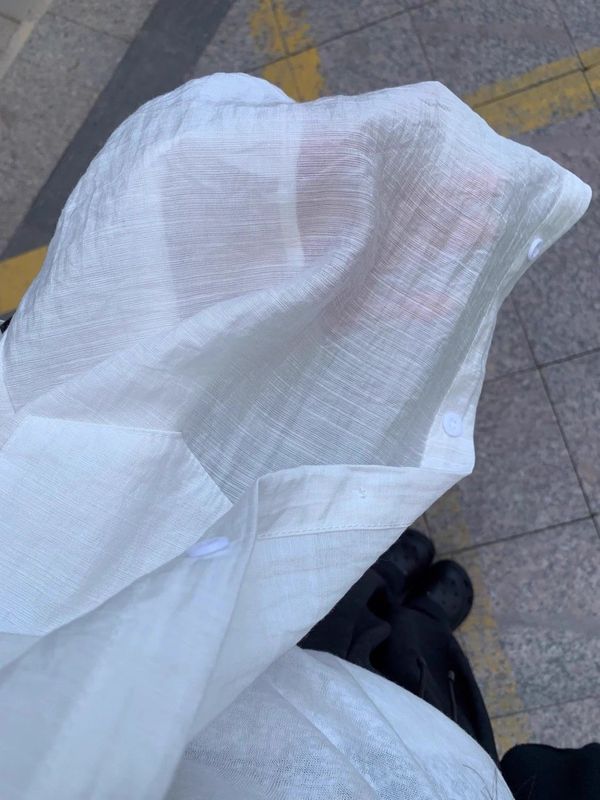 韓国系の白い薄いタイプの日焼け止め長袖シャツの女性の夏服の新型のゆったりした怠惰なシャツのカジュアルコートの上着|undefined