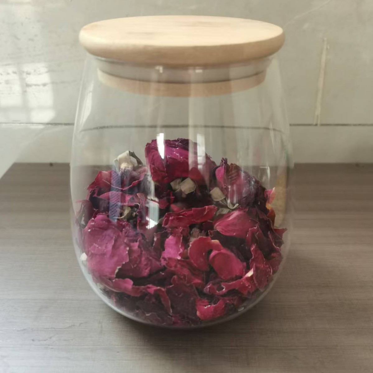 Instantáneo de alto contenido de borosilicato de vidrio con cucharas de granos de té sellado tanque de almacenamiento de vidrio transparente de varias especificaciones image 20