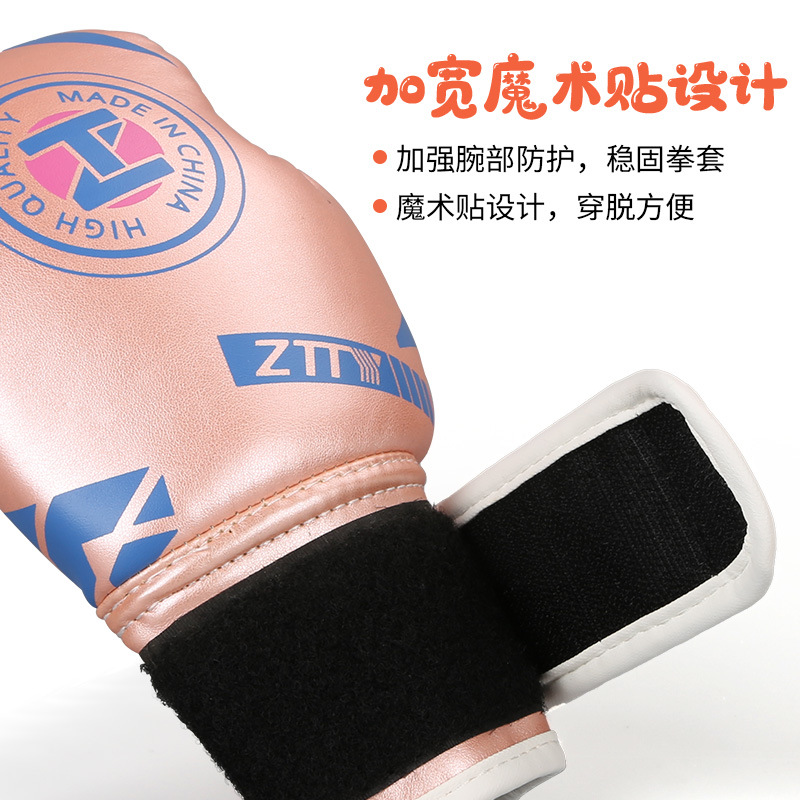 ZZTY Spot Guantes de boxeo para niños Club de boxeo juvenil Entrenamiento Saco de boxeo Guantes de boxeo Sanda Fighting Guantes de boxeo