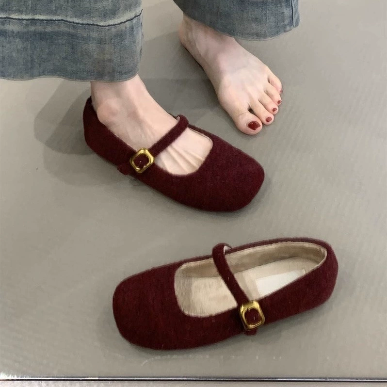 Нежная фея Мэри Джейн обувь женщина 2024 новый французский темперамент элегантный