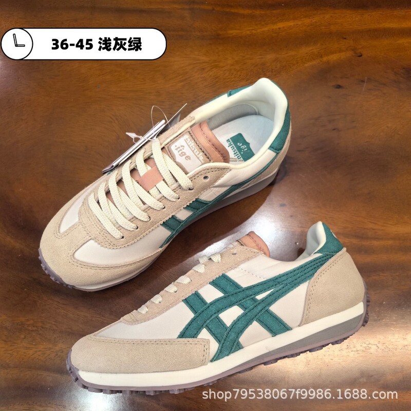 莆田鞋工厂鬼冢老虎etr运动复古阿甘系鞋带休闲软底平底轻便鞋|undefined