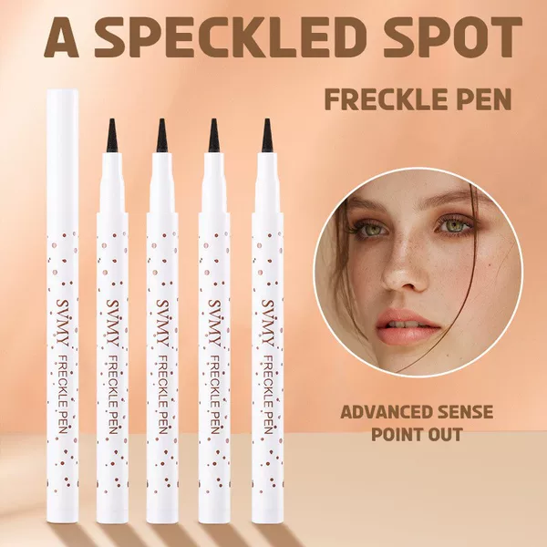 Freckle Pen, Natural and Rich Eyeliner, Not Easy to Smudge, Waterproof, Long-Lasting, Ultra-Fine Soft Bristles, Easy to Apply, Eyeliner Pen, Cross-Border