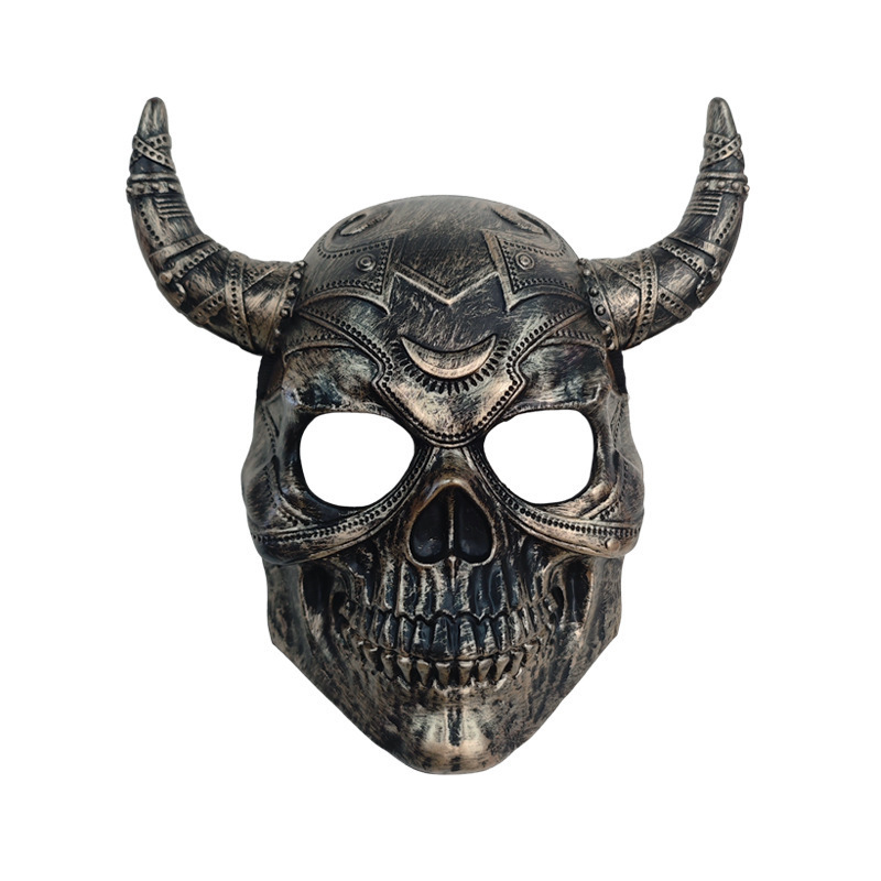 La máscara de estilo vikingo, la máscara Nephilim, la máscara de esqueleto de Nephilim, los propósitos de baile, el toque TK.