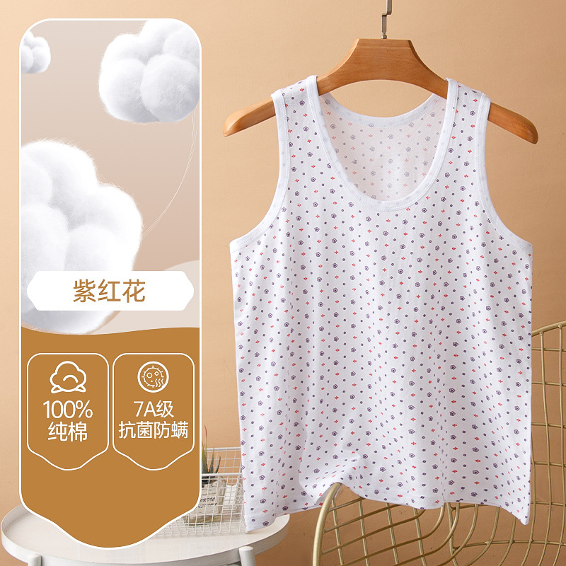 Chaleco de algodón para mujer, verano, algodón fino, anciana, transpirable y absorbente de sudor, sin mangas, chaleco de mediana edad y ancianos de gran tamaño