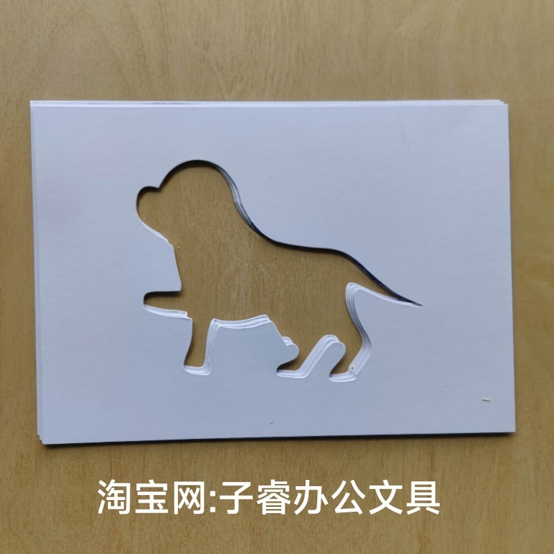 镂空画里的春天A4镂空春字白色卡纸拍照摄影Spring蝴蝶拓印|undefined
