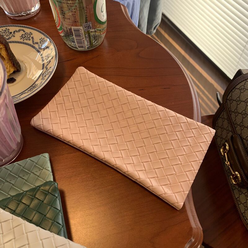 Light Luxury Texture Woven Fashion Eyeglasses Bag, Sunglasses Case, Simple Portable Eyeglasses Case for Girls, Sunglasses Protective Cover