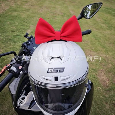 Motorcycle Helmet Bow Decoration Motosiklet dəbilqələri