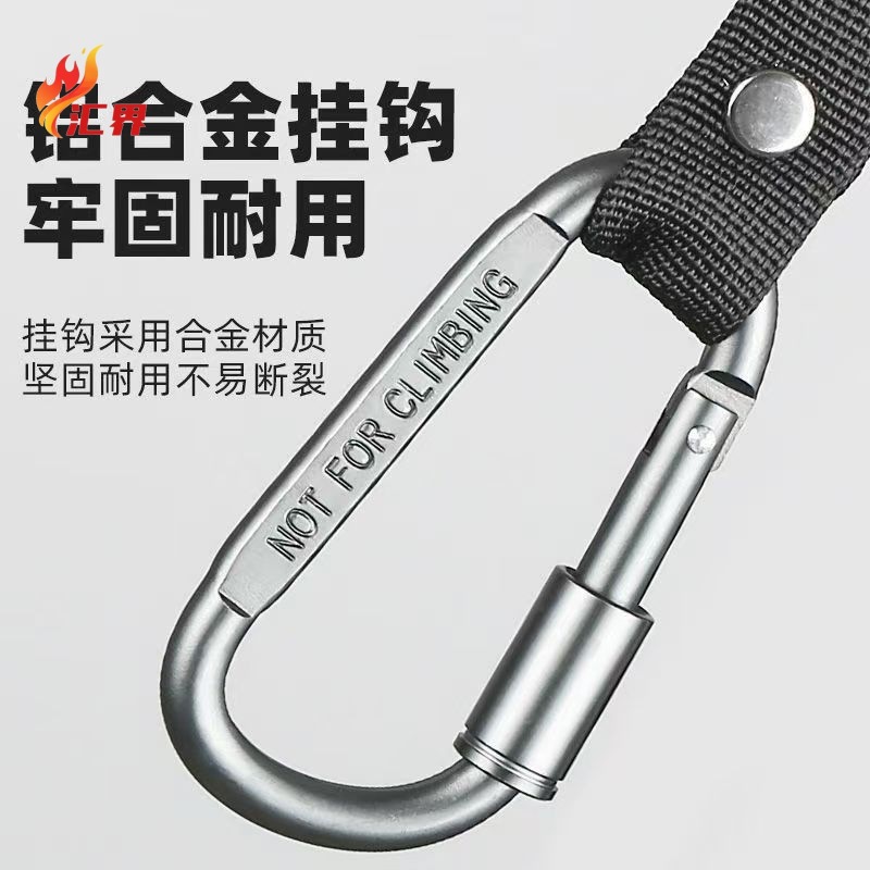 Universal Electric Vehicle Front Hook for Bicycles, Motorcycles, and Scooters with Carabiner for Delivery Use