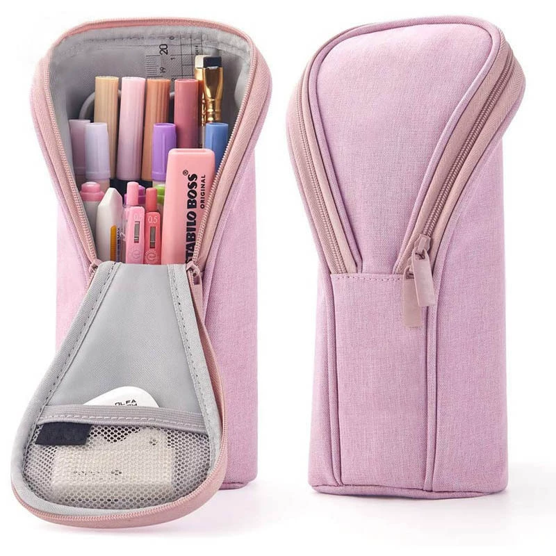Capacious handheld pencil case for students, custom-made
