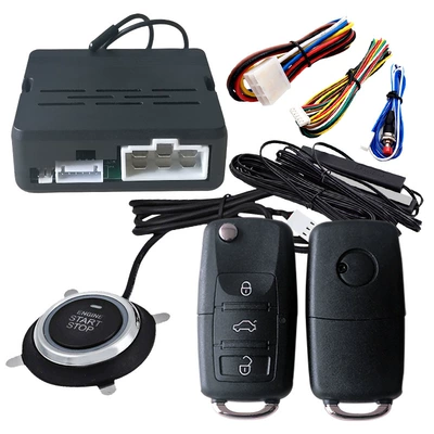 Remote Control Remote Start – Car anti-theft device - pke-starts-without-flashing-light-with-q03-remote-control