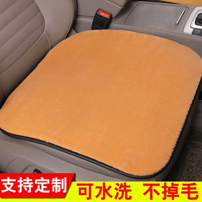 Cushion Set Without Backrest, Imitation | Wool pad - standard-camel-single-seat