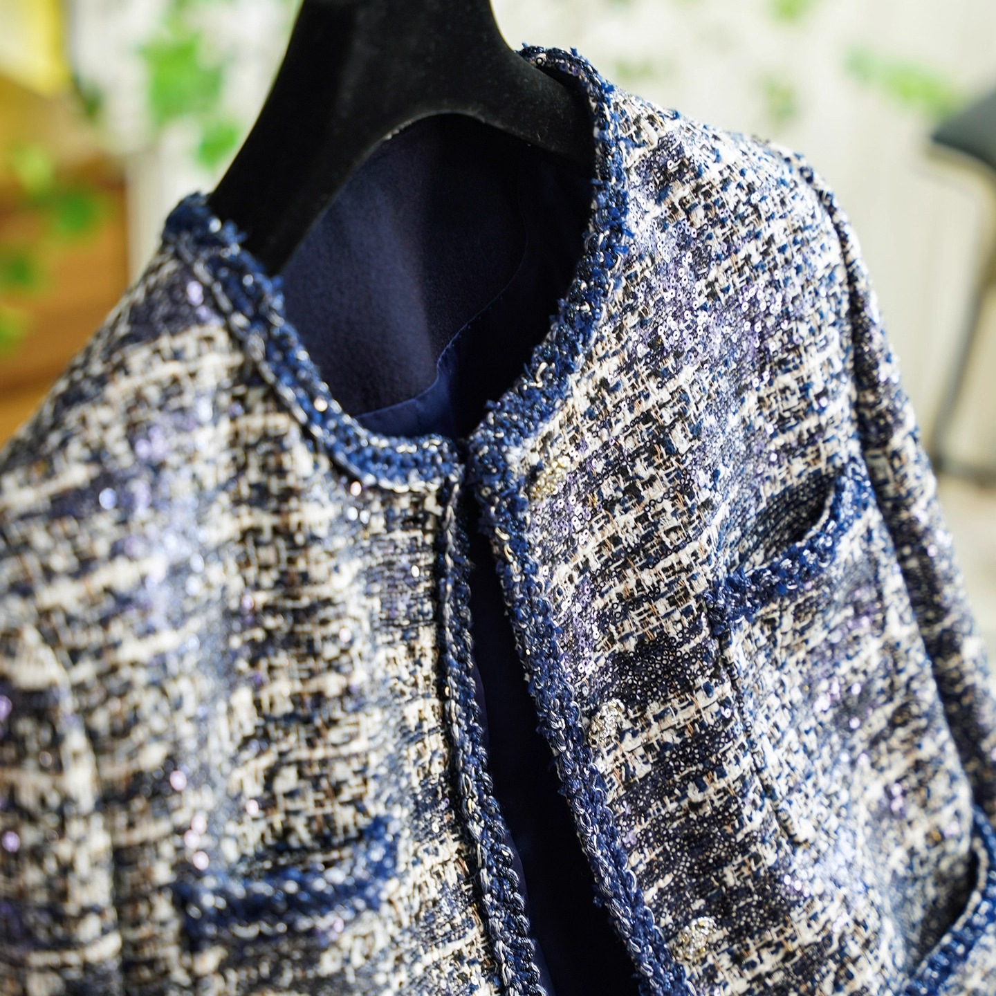 Tweed Fashion Versatile Small Fragrance Short Jacket for Women 0910