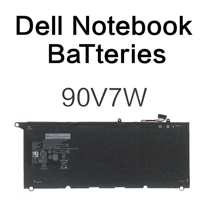 Suitable for Dell Xps 13 9394/9350/8350 Series Laptop Battery 90V7W/7800Mah
