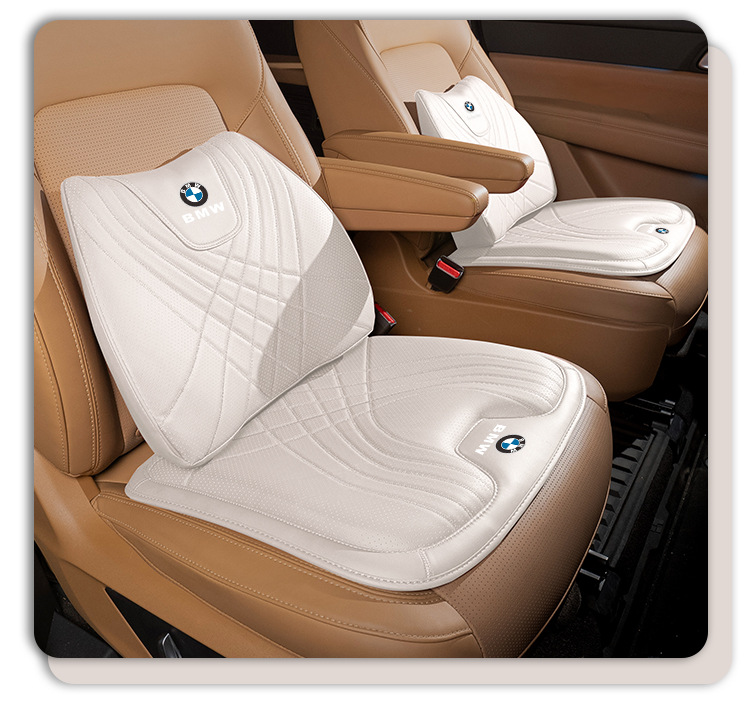 Suitable for Bmw Seat Cushions 7 Series 5 Series 3 Series X5X4X3X2X1 Single Piece Special Lumbar Support Car Interior Decoration Universal for All Seasons
