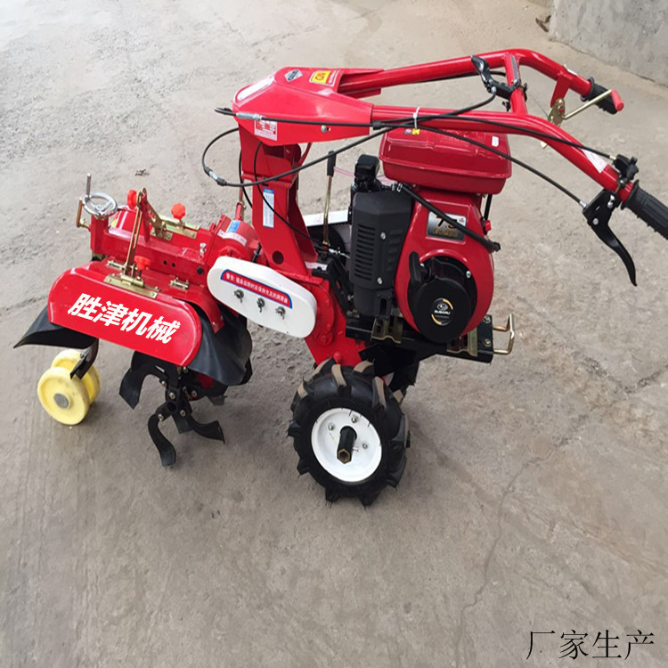 小型汽油微耕机 家用耕田翻地旋耕机 微耕除草一体机 使用方便
