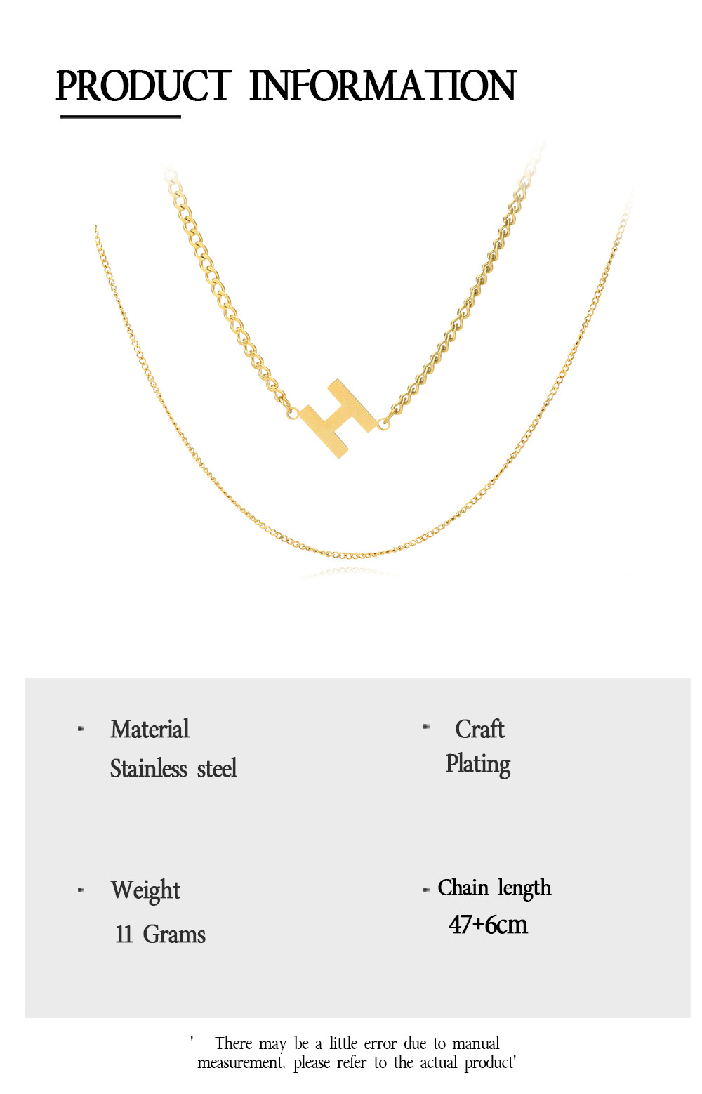 Letter  Style Stainless Steel Titanium Steel Pendant Necklace Wholesale display picture 1