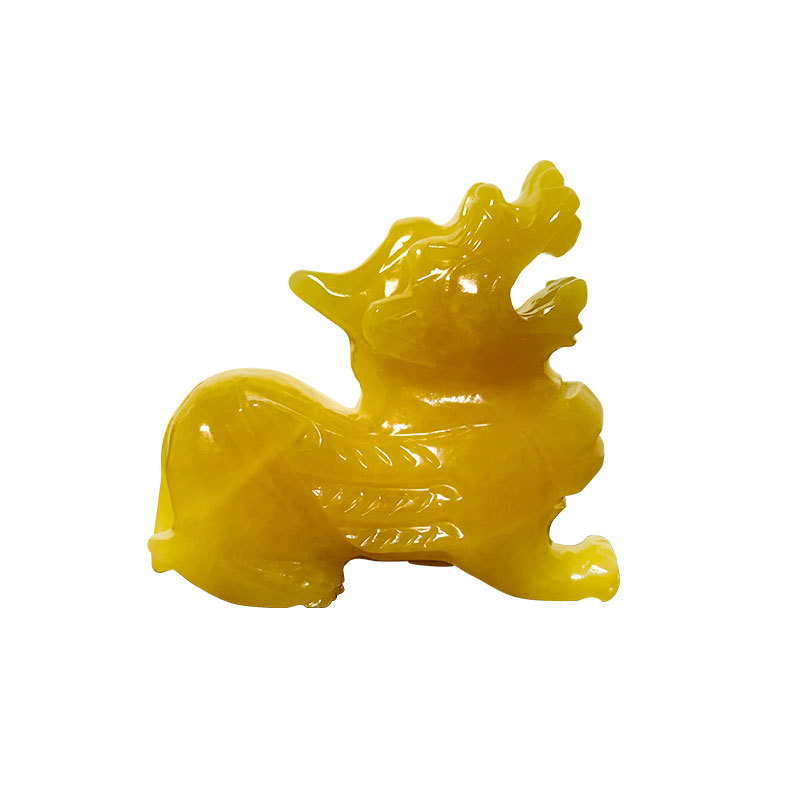 (2개) 천연 토파즈 픽시우 장식품은 다양한 크기와 스타일로 필요에 따라 조각할 수 있습니다. 집 거실용 옥의 풍요의 뿔 옥 선물