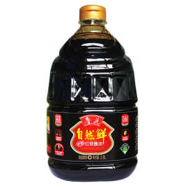 新货鲁花自然鲜红烧酱油3.8L老抽调料商用大桶限区包邮家用餐饮装