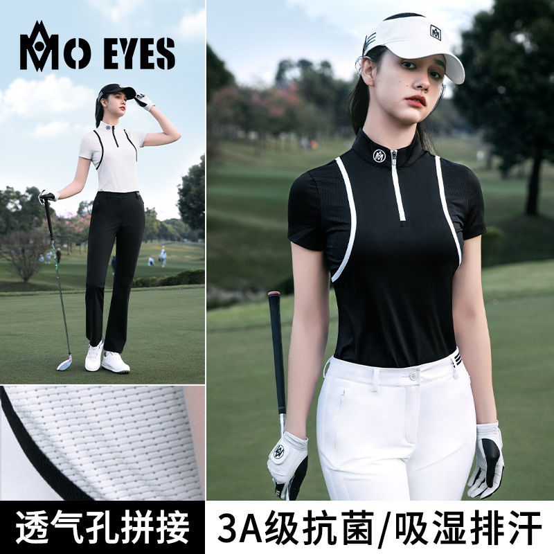Golf Women's Clothing Spring and Summer Women's Clothing Short-Sleeved Tops Tennis Shirts T-Shirts Clothes Long Pants Sports Suits