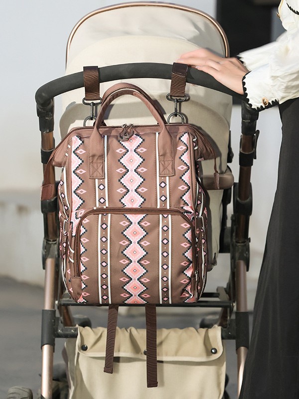 Inventario transfronterizo de venta en caliente bohemia estilo europeo y americano cremallera para salir mochila de ocio de mujer bolso de mamá