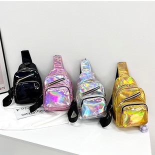Wholesale New Style Women's Bag Trendy ins Fashionable All-Match Internet Celebrity Small Bag Didi Bundle Sports Crossbody Bag Laser Chest Bag