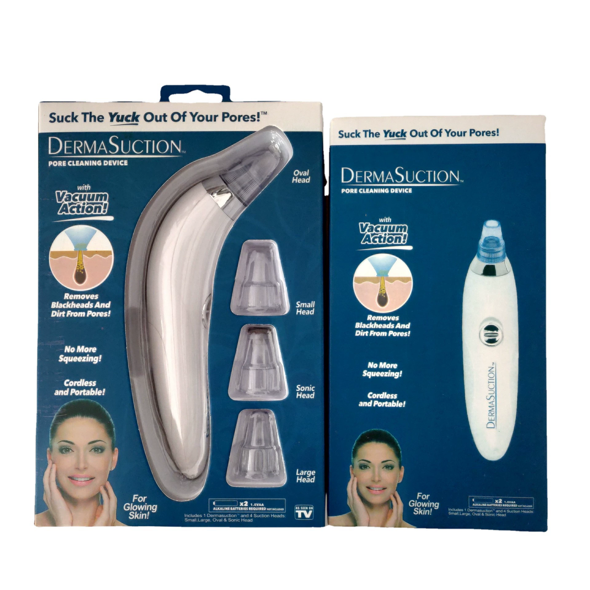 Телевизионный продукт DerMasuction Инструмент для удаления черных точек Очиститель пор Инструмент для мытья Электрический инструмент для чистки