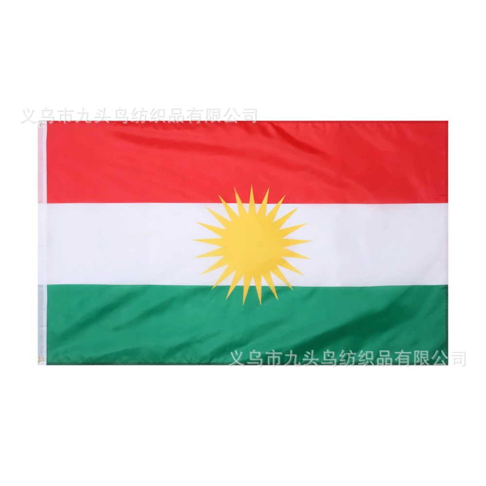 90*150см Kurdistan флаг 3*5ft полиэстер флаг флаг Курдистан