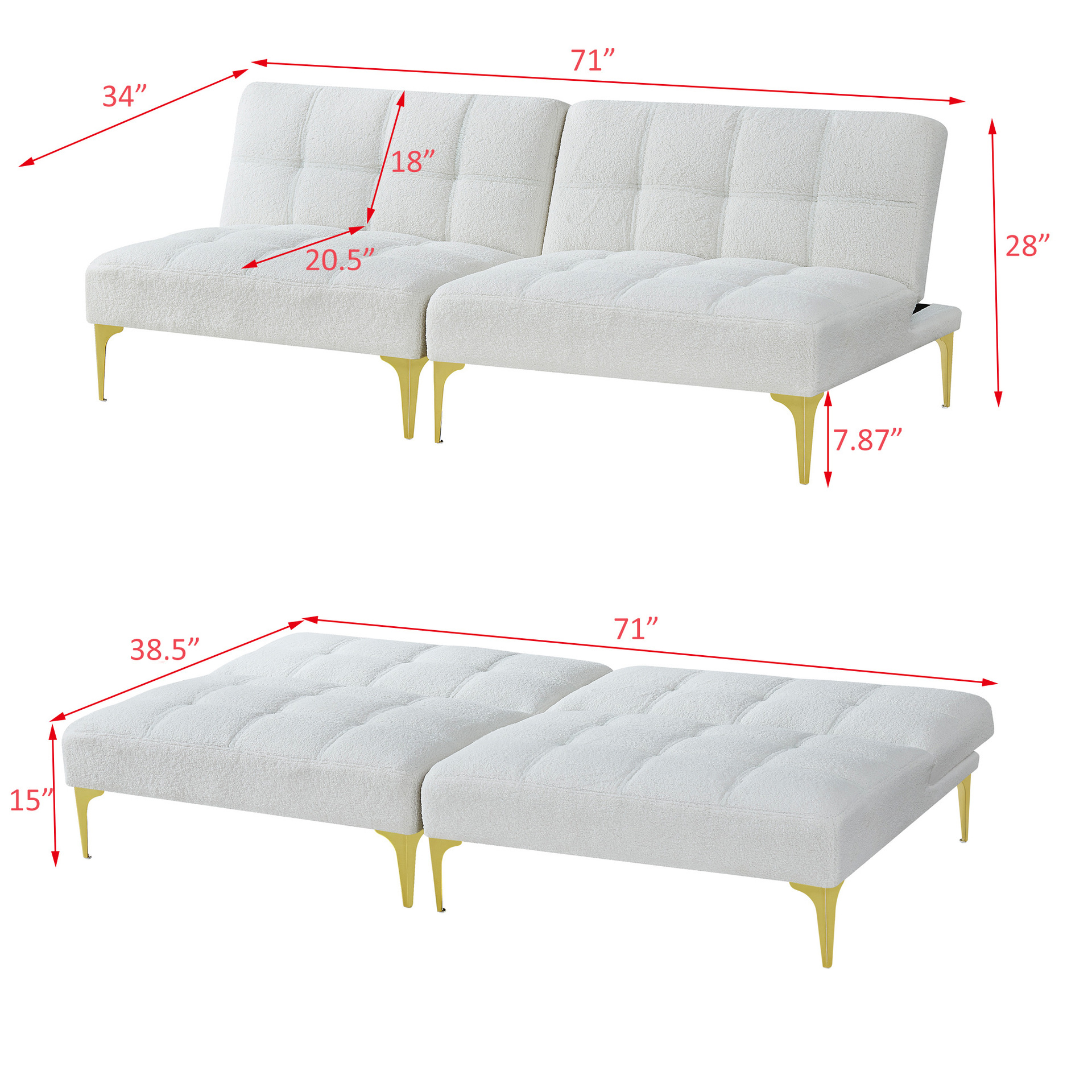Sofá de estilo crema, moderno, minimalista, pequeño apartamento, sala de estar, asiento ultra ancho, sofá de tela esmerilada de plumón suave en línea recta profunda image 1