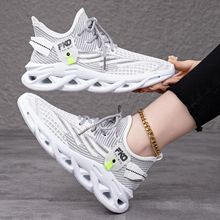 鞋子女情侣款椰子鞋跨境大码刀锋麻花底运动鞋飞织休闲鞋透气单鞋