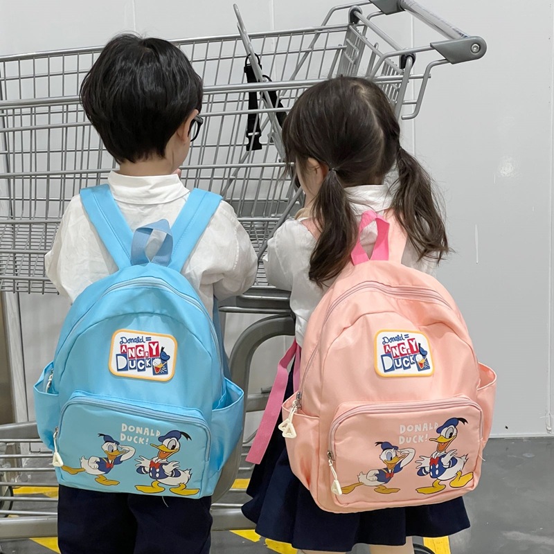 Children's Dual-Shoulder Study Bag, Kindergarten Schoolbag, Fashion Cartoon Backpack, Spring and Summer Outing Leisure Dual-Shoulder Bag