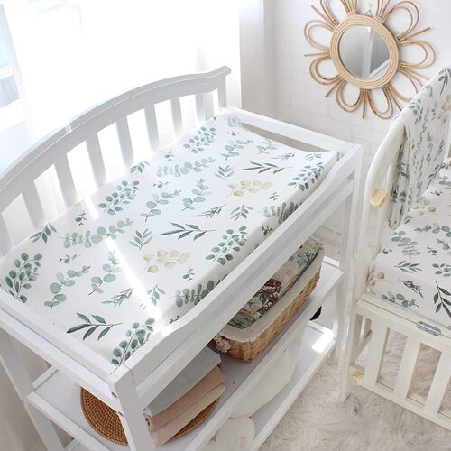 Cross-border baby care changing table replaceable outer cover, diaper changing table detachable fabric cover, changing pad cover