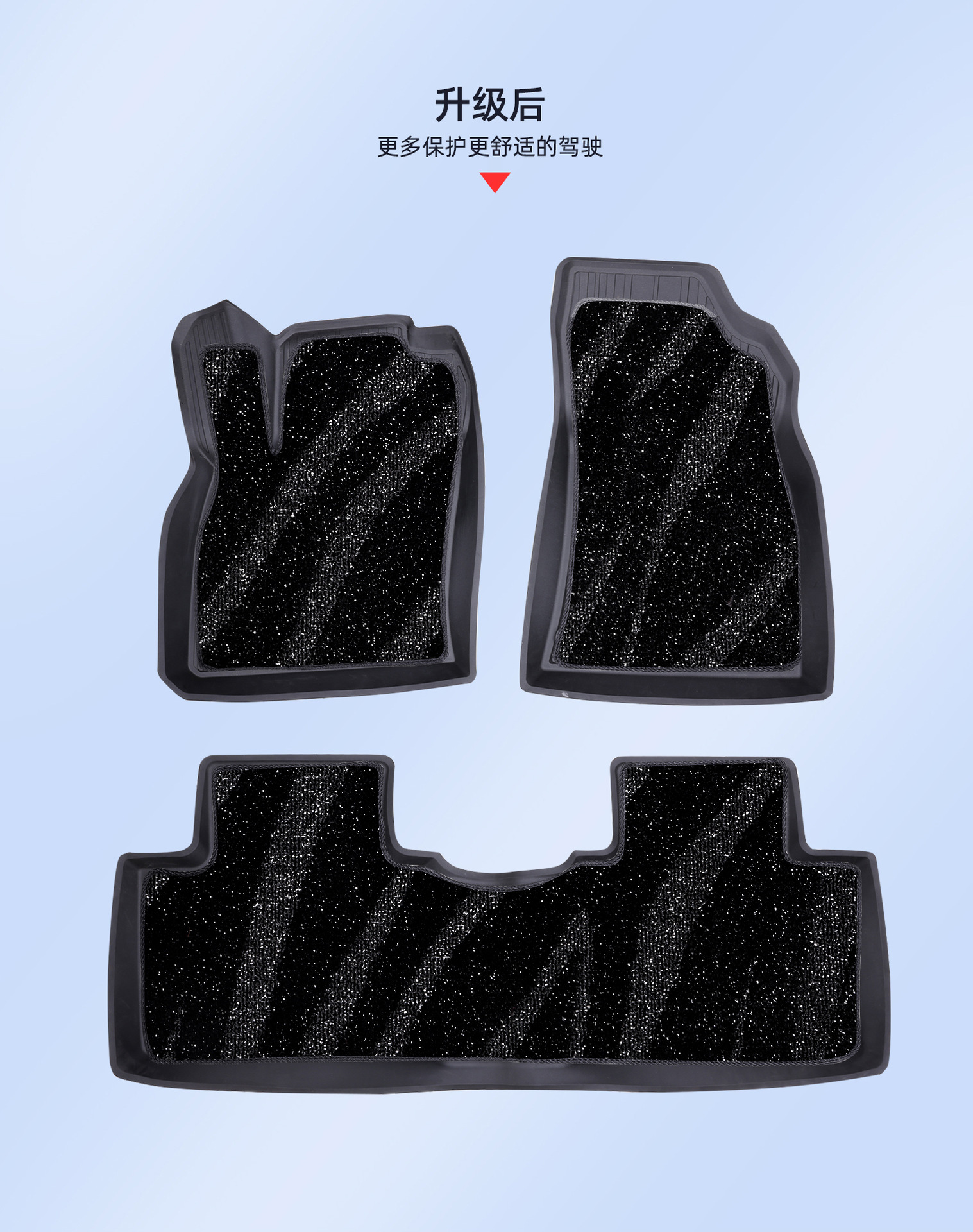 Suitable for Geely Xingyue L, Boyue, Xingrui, and Xingyuan, Upper Carpet Floor Mats, Starry Sky Carpet, Faux Cashmere Mat, Dirt-Resistant and Waterproof