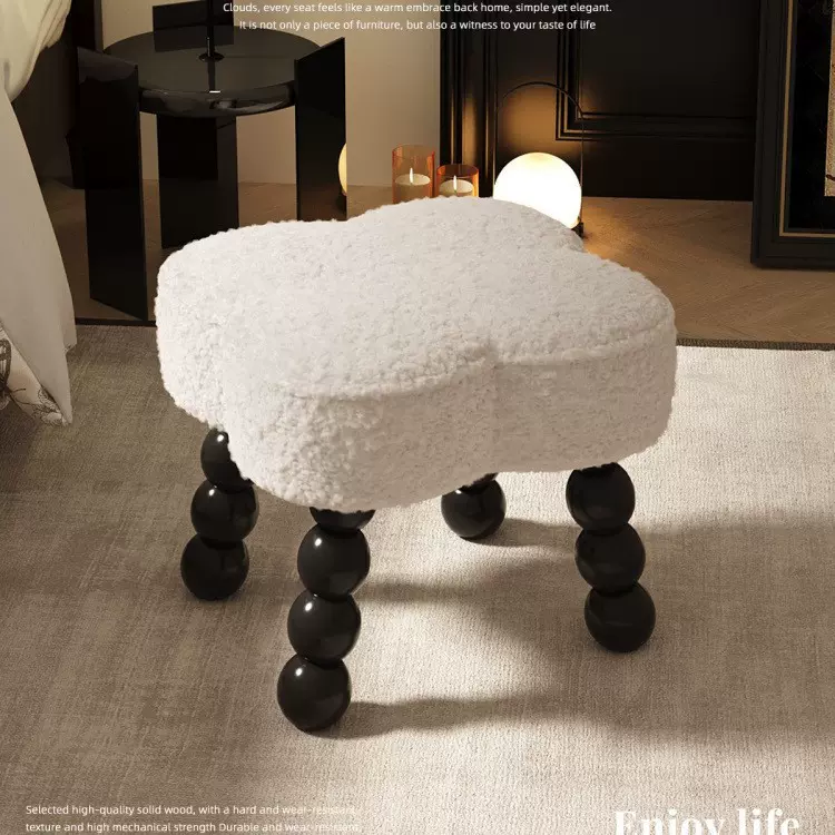 实木小凳子家用换鞋凳客厅沙发脚踏凳茶几小矮凳软包穿鞋凳小板凳