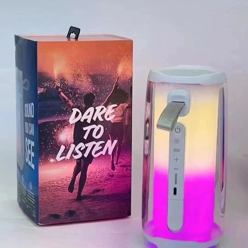 华强北pulse5脉动5全屏火焰幻彩灯无线蓝牙音响K歌话筒一体桌面音|undefined