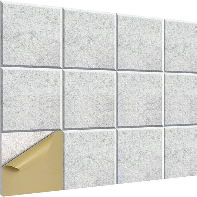 Cross-border supply of square sound-absorbing boards felt boards wall decorative boards theater piano room sound-absorbing wall stickers