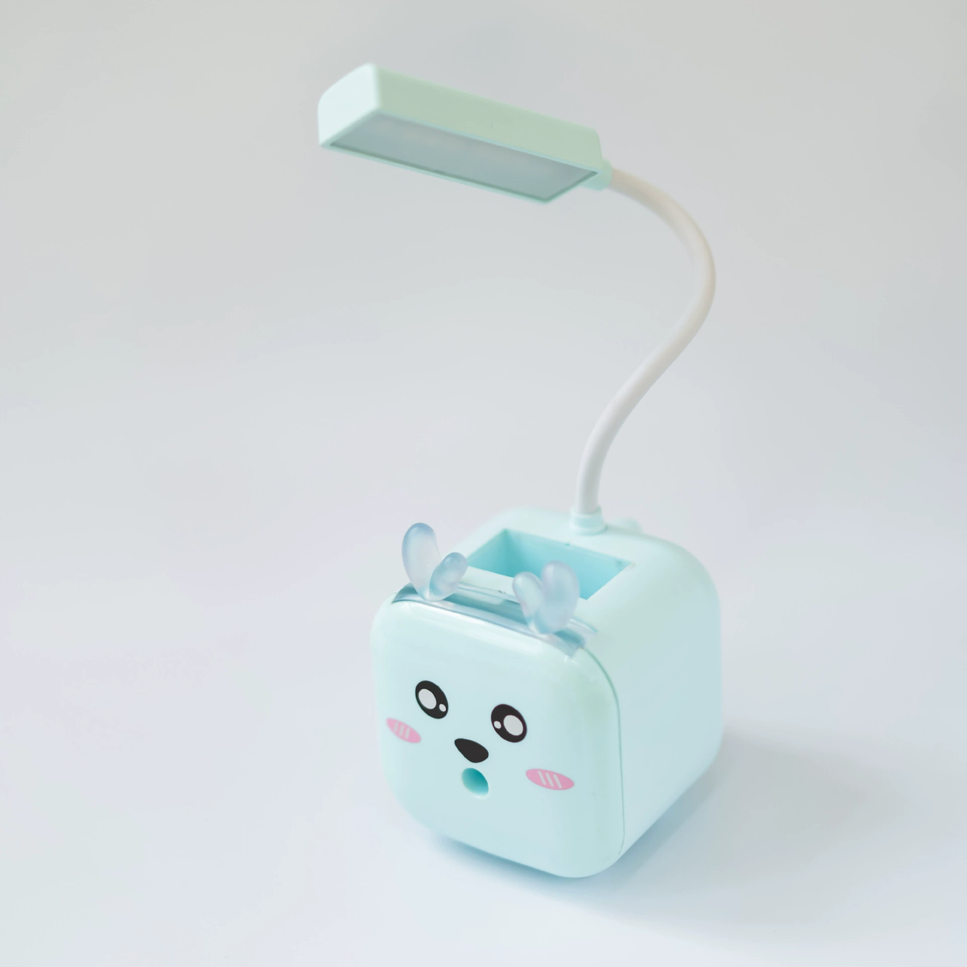 Creative table lamp charging, pens holder, sharpener for students, cute lights, Birthday gift