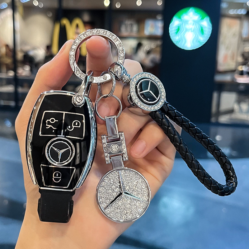 Mercedes V-Class Key Cover Vito Protective Case Cla Diamond Style S-Class Glc Car E-Class C-Class Key Holder Cls Premium Case