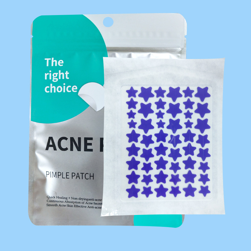Parches Hidrocoloides para Acné 40 Piezas, Forma de Estrella, Absorción de Pus, Antiacné, para Rostro